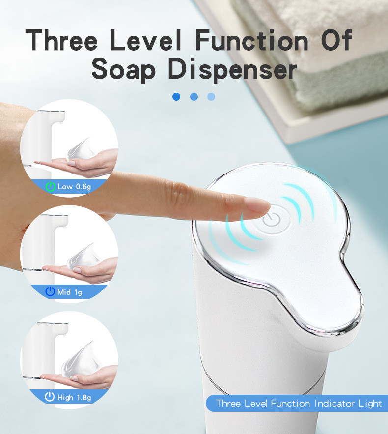 300ML Plastic Foam Hand Soap Pump Dispenser Liquid Detergent