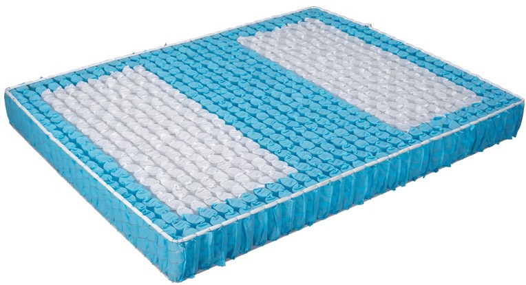 White / Grey Fabric Memory Foam Bonnel Spring Mattress for Home