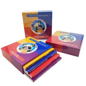 Cardboard Text Book Printing Services 68x68mm Custom Board Book Printing