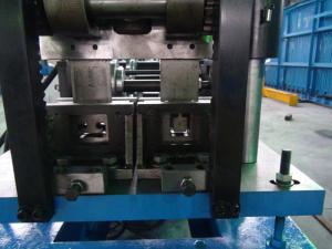 China Drive By Chain C Purlin Roll Forming Machine With Three Punching System wholesale