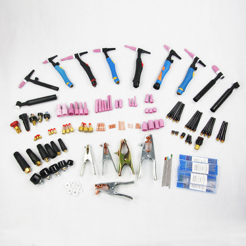 Water Cooled WP20 Tig Welding Torch , Welding Torch Parts 0.5-3.2mm Wize Size