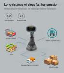Wireless Bluetooth 2D Barcode Scanner Fast Decoding For Supermarket Store /