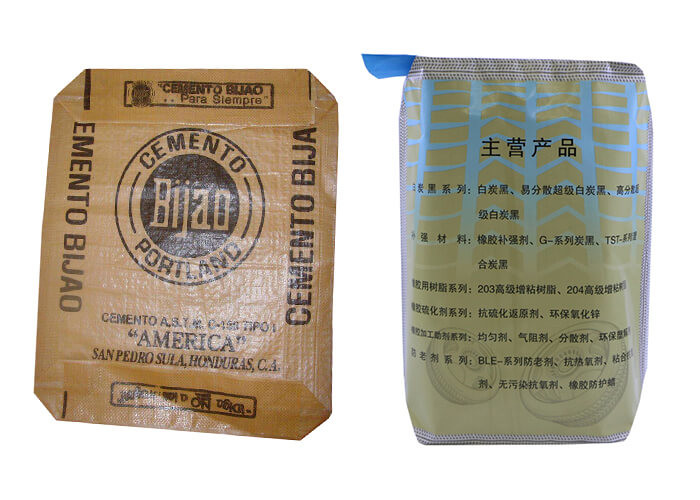 Bopp Laminated Polypropylene Block Bottom Bag Internal Valve High Impact