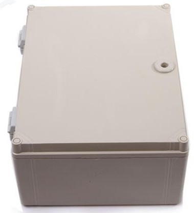 Durable Plastic Hinged Box IK 08 Protection Level Acid Corrosion With Lock