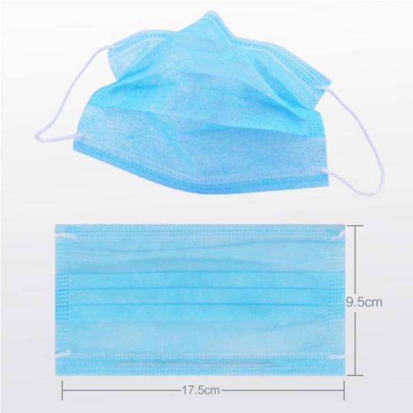 Customized 3 Ply Disposable Face Mask High BFE Medical Protective Face Mask