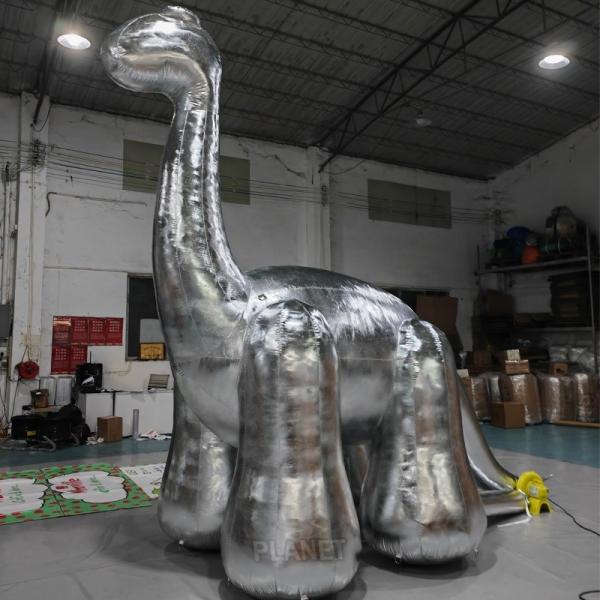 Quality Custom Zoo Event Inflatable Dinosaur Model Giant Long Necked Dinosaur For Decoration for sale