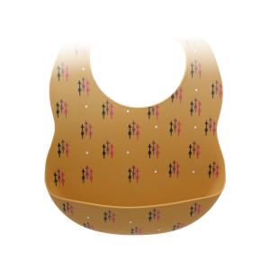 China Custom Soft Waterproof EN71 Baby Food Catcher Bib Food Grade wholesale