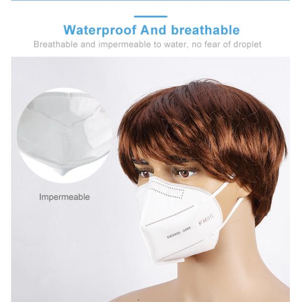 High Quality 5ply Folding Non-woven Kn95 Face Mask Earloop