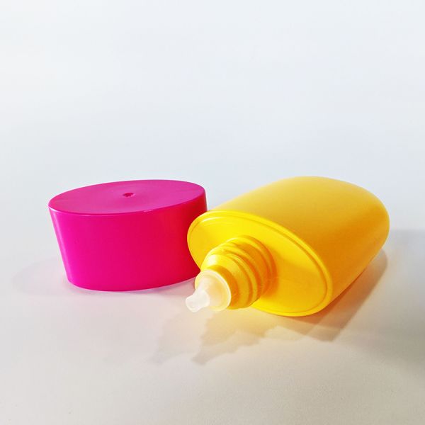 50ml Screw Cap Sunscreen Bottle with Leak Proof Design and Customizable Options for Cosmetic Use
