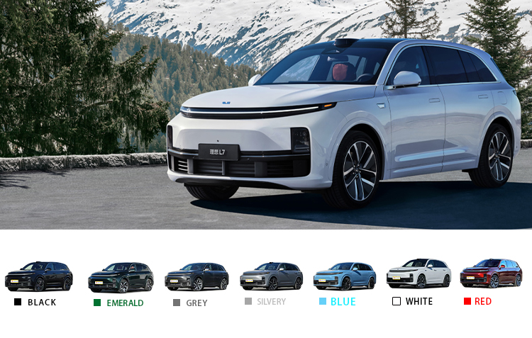 Automatic Li L7 2024 intelligent plug-in hybrid luxury large SUV with 360° rear camera
