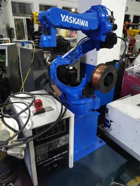 Quality Industrial Welding MA1400 Yaskawa Used Robotic Arm With 3kg Payload With Control Cabinet 6 Axis for sale