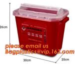 Medical syringe round sharp container ,safety box for needles,sharp bin,