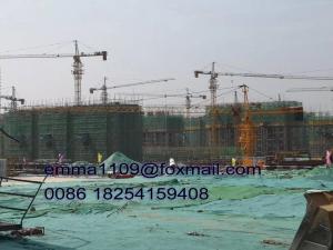 China Tower Head Kind of Tower Cranes For Apartment Construction Building 6 tons 40m Height wholesale