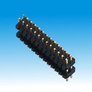 China Spacer Straight Pin Header Connector Dual Row Current Transmission wholesale