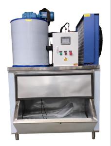 China Fast Cooling Low Power Automatic Flake Ice Maker 1000kg/24h Easy To Move on sale