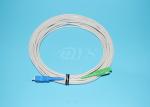White Armored G657B3 Patch Cord Single Mode SC - SC / APC Jumper LSZH Jacket