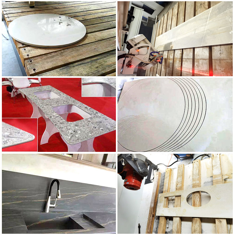 Stone CNC Router Multifunctional Granite Marble Cutting Machine 5 Axis CNC Bridge Saw Stone Cutting Machine