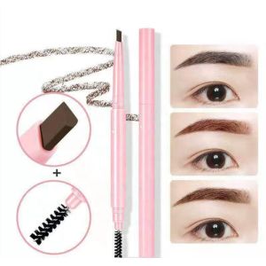 Pink Mineral Long Lasting Automatic Eyebrow Pencil Custom Logo