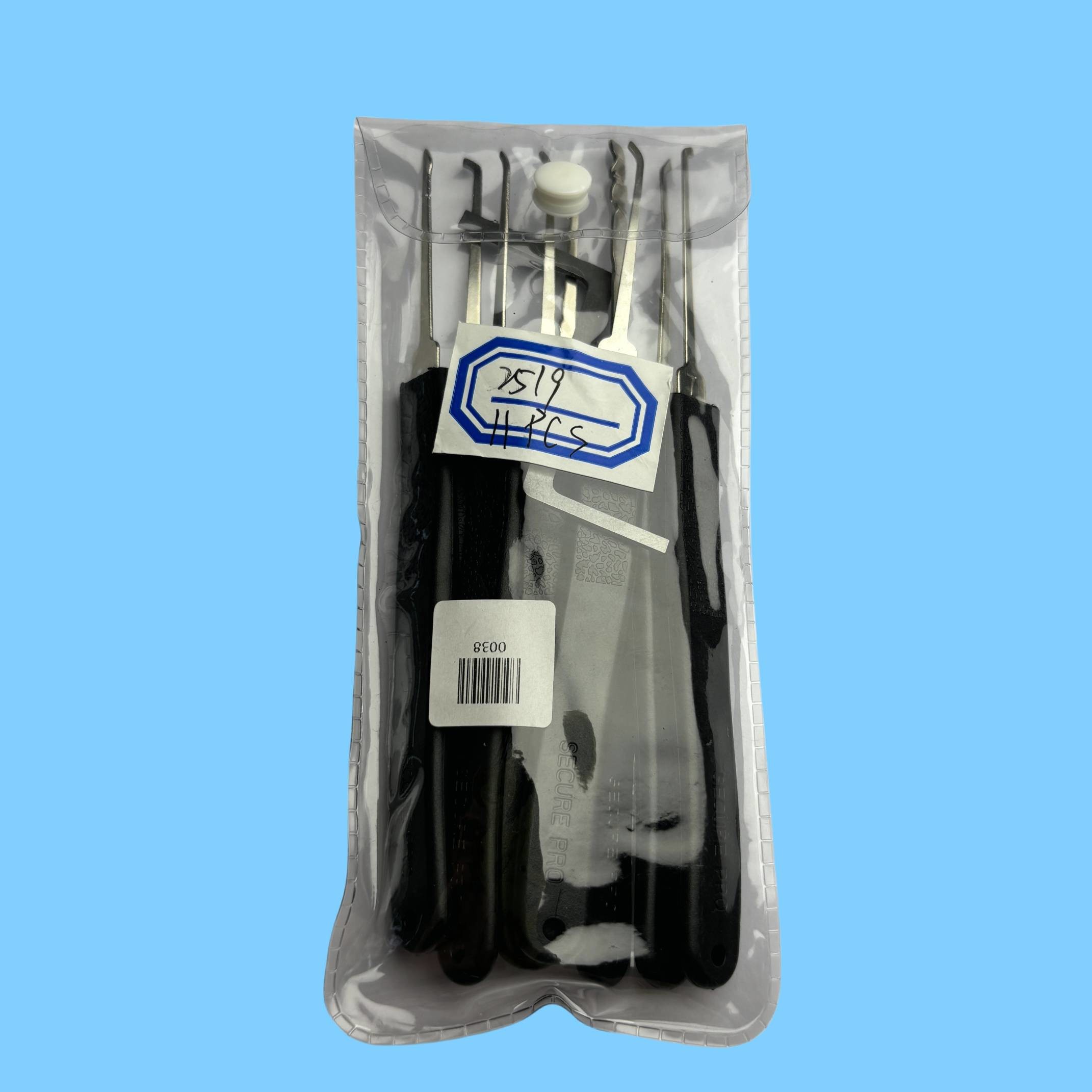 Black Door Lock Picking Set Universal Locksmith Lock Picking Tools