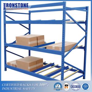 China Industrial Gravity-driven Carton Flow Shelf Racking for Convenient Storage wholesale