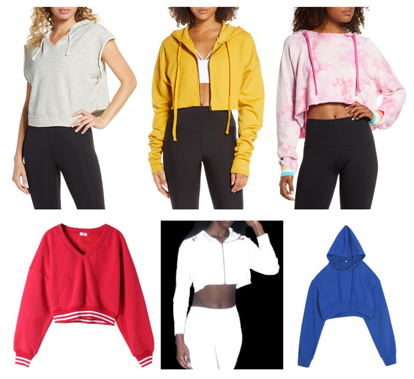 Custom Cropped Sleeveless Hoodie Raw Edge Sleeveless Sweatshirts For Ladies
