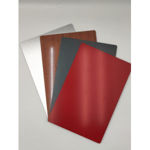 China Brushed ACP Partition Sheet 0.3mm Aluminum Layer High Strength wholesale