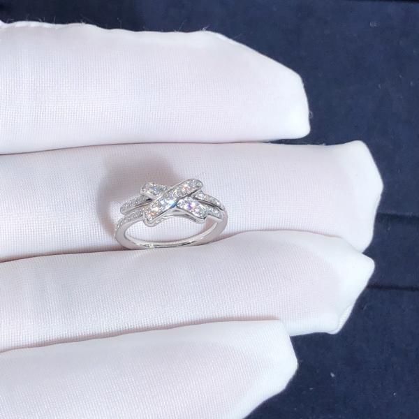 Chau Met Fashion Hot Selling Diamond Rings 18k Gold Ring Jeux De Liens Ring Natural Diamonds Real 18k Gold