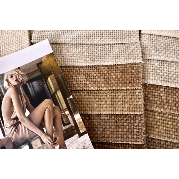 ISO9001 Certified Waffle Weave Polyester Fabric Medium Weight for Upholstery and Home Textile