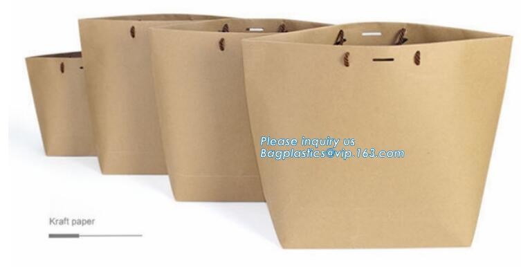 Customized Cut Printed Coated Paper Shopping Bag with Matt Lamination,rope handle custom logo printed white paper bag