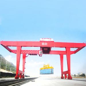 China Workshop Gantry Shipping Container Crane Cabin Control 50T Loading wholesale