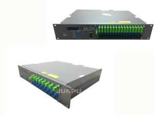 China 32 Outputs 1550 FTTH Gpon EDFA WDM Optical Amplifier 20dBm -10 ~ +10dbm wholesale