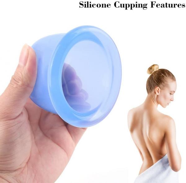 Quality Anti Cellulite Oil Vacuum Silicone Massage Cupping Cups 1.8/2.4/3/3.9inches for sale