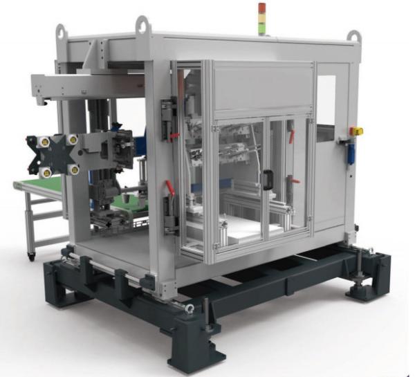 JB-IML2 High Speed grey Food Package In Mold Labeling（ IML ）Injection Robot Arm