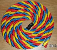 Quality 16mm Polypropylene Multifilament Rope 3 Strands 220m UV Resistance for sale
