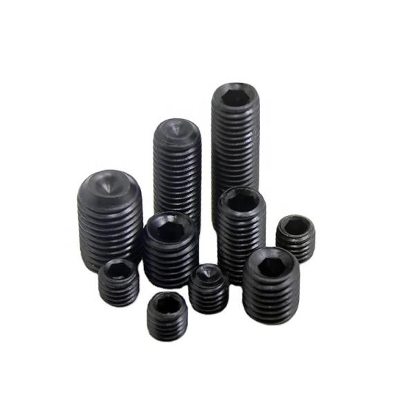 Quality Precision Nonstandard Parts Grade 12.9 Concave End Hexagonal Tight Set Screw DIN914 Headless Machine Screw for sale