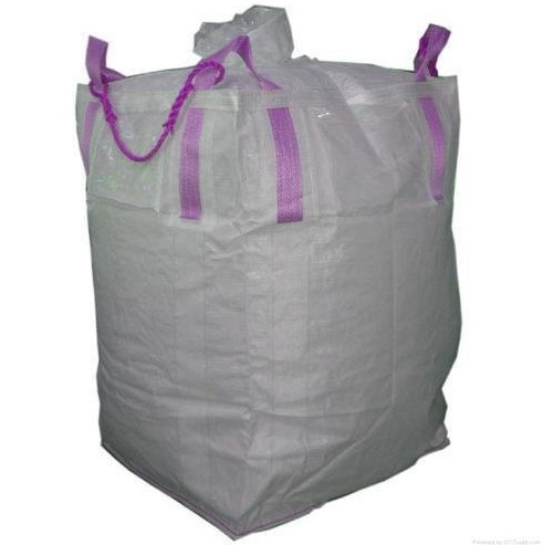 500-3000kg Flexible Intermediate Bulk Container Bags , Flat Bottom FIBC Bulk Bags Custom Packaging