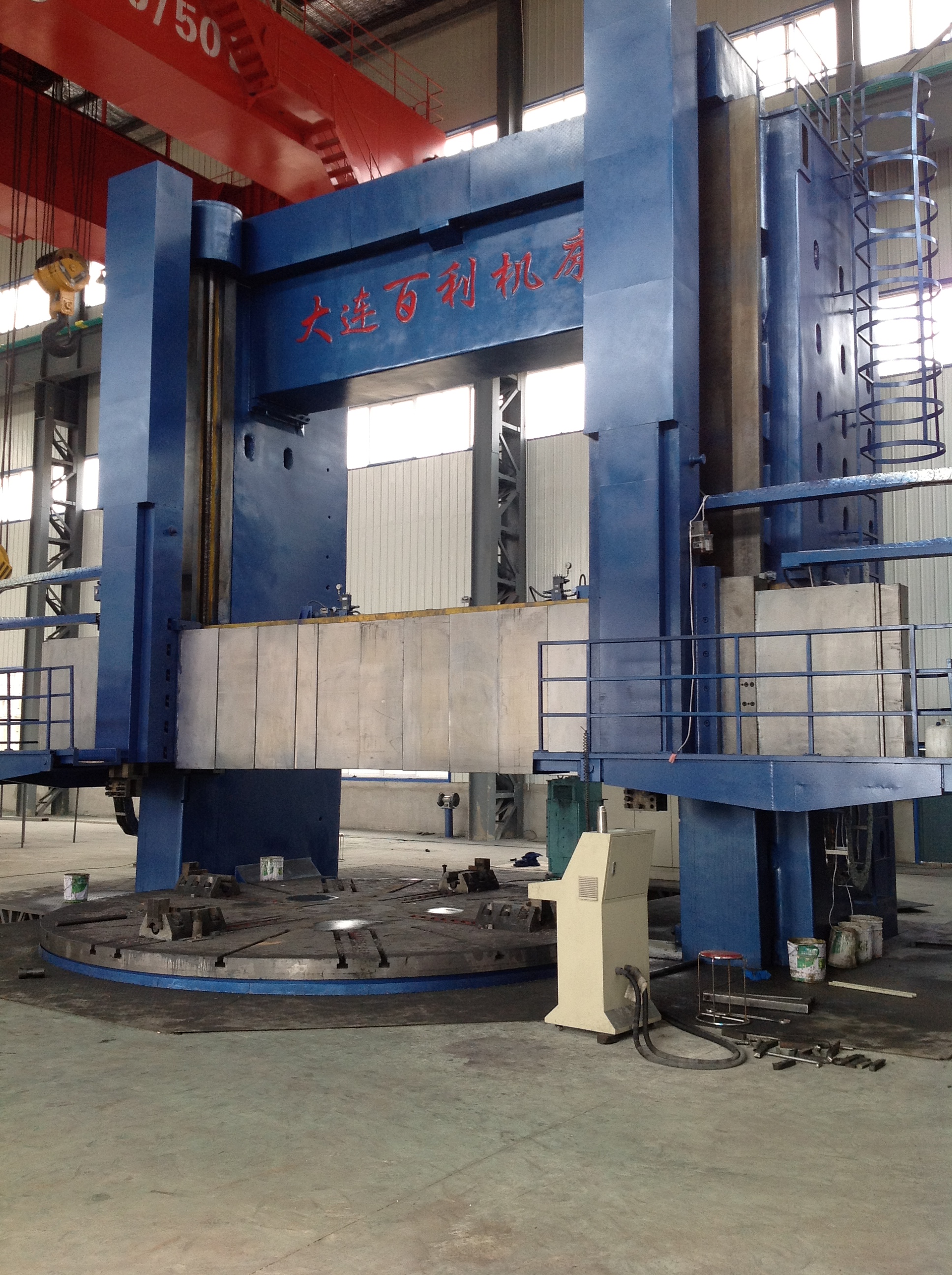 CNC Double Column Vertical Lathe Turret Turning Round Part Working Machinery