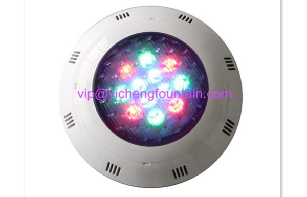 Quality Plastic Wall Mounted Swimming Pool Lights RGB IP68 Color Changing Pool Lights for sale
