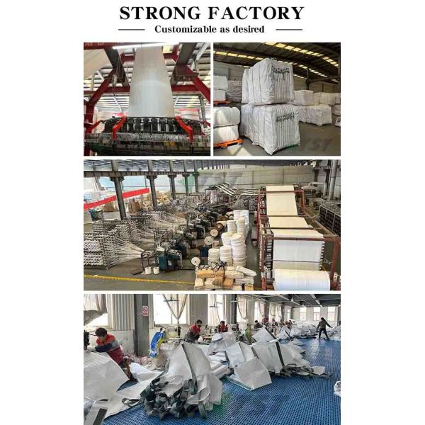 Branding Logo Printing U Panel FIBC Jumbo Bag UV Stabilization