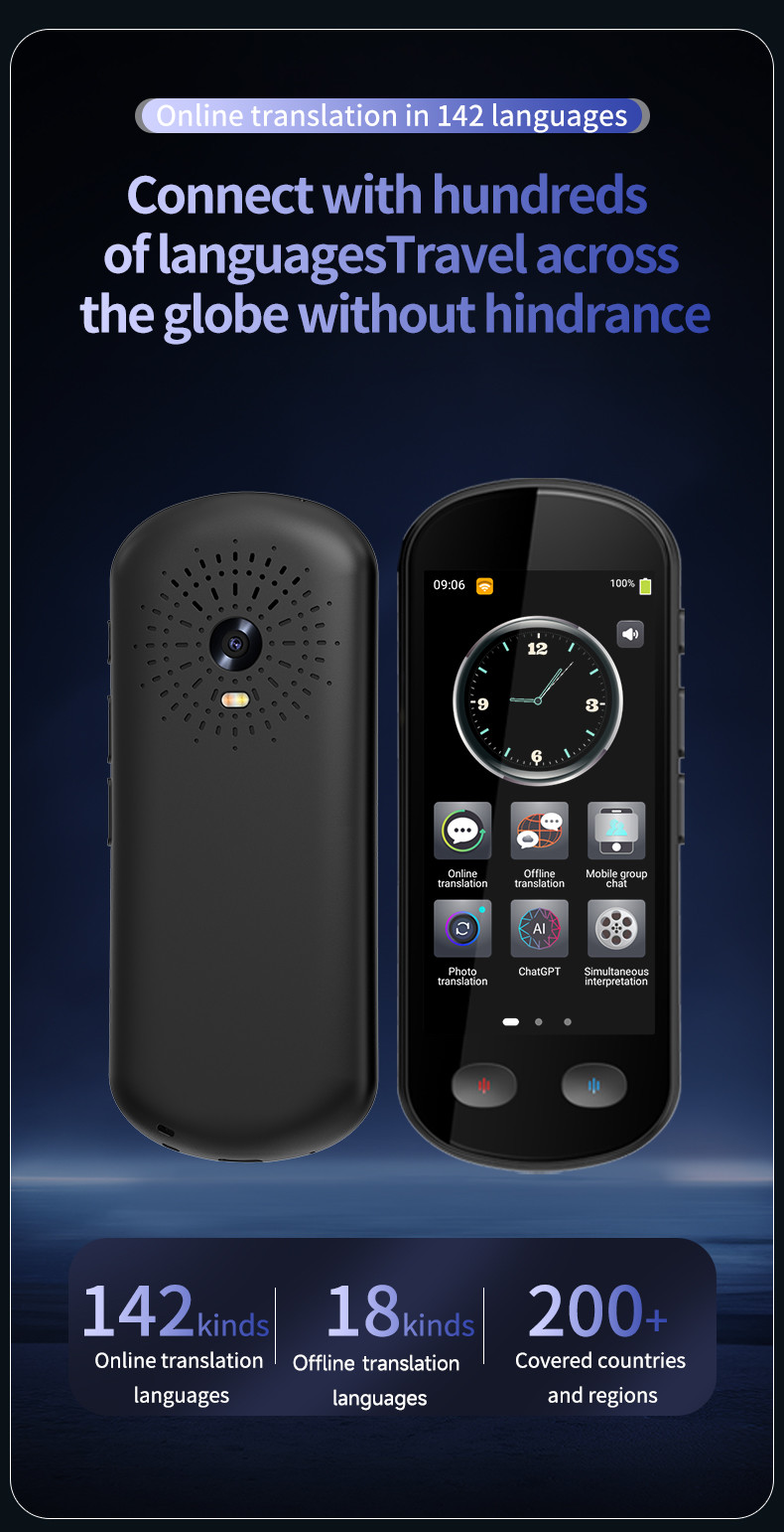 F20 Voice Translator Crossing Language Mountains And Seas Photo Offline Recording Translation