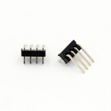 Quality Right angle single row 2.54mm pin header for sale