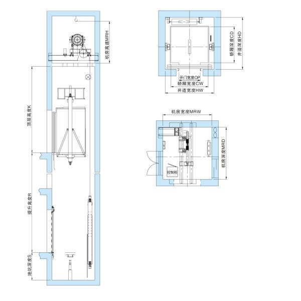 Sunny Passenger Elevator Lift With Small Passenger elevator 3C CE Long Guarantee