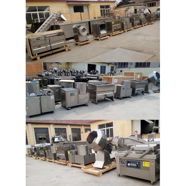 Semi Automatic Frozen Potato Flakes Chips Processing Plant for Potato Crisps Chips