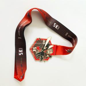 China Aluminium Custom Medals Gold 2.25in Zinc Alloy Medals Custom Sports Medals wholesale