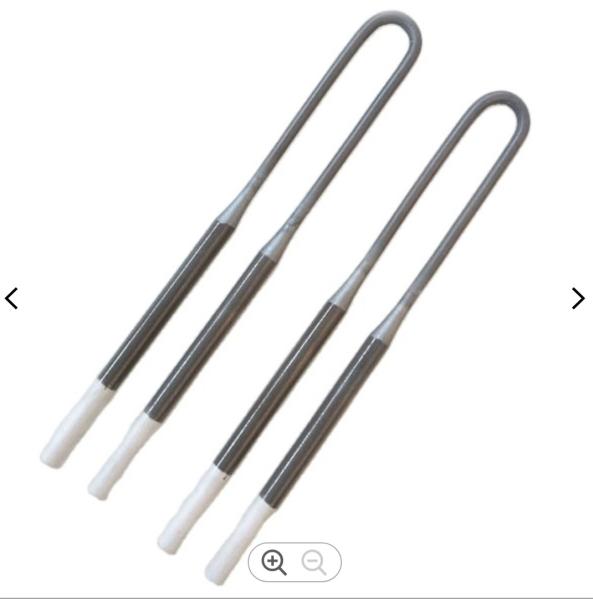 Quality 1800C High Temperature MoSi2 Heating Elements For Glass Melting for sale