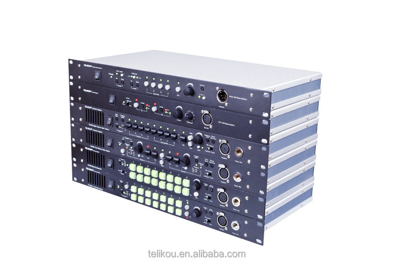 TELIKOUTM-800 Eight channel wired master station for broadcast intercom system studio room ,live streaming cheap intercom system