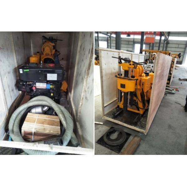 Customized Crawler Mounted Drill Rig for Water Well and Exploration 18 HP Horse Power