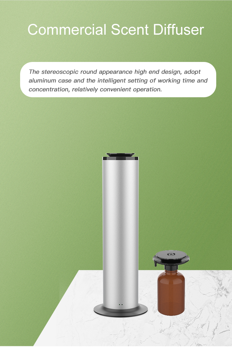 Electric Diffusers Fragrance Oil Scent Diffusers Aluminum Tower Scent 500Ml Wifi Hotel Waterless Diffuser
