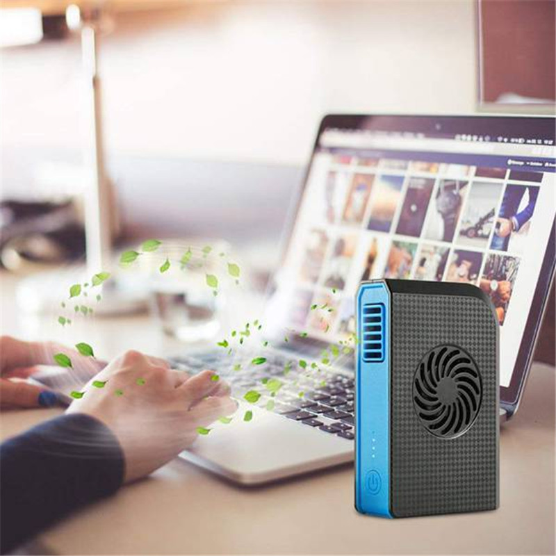 Power Bank Lithium Rechargeable Battery Powered Fan