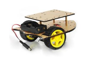 China Double-layer Robot Car Chassis With Two Deceleration DC Motor wholesale